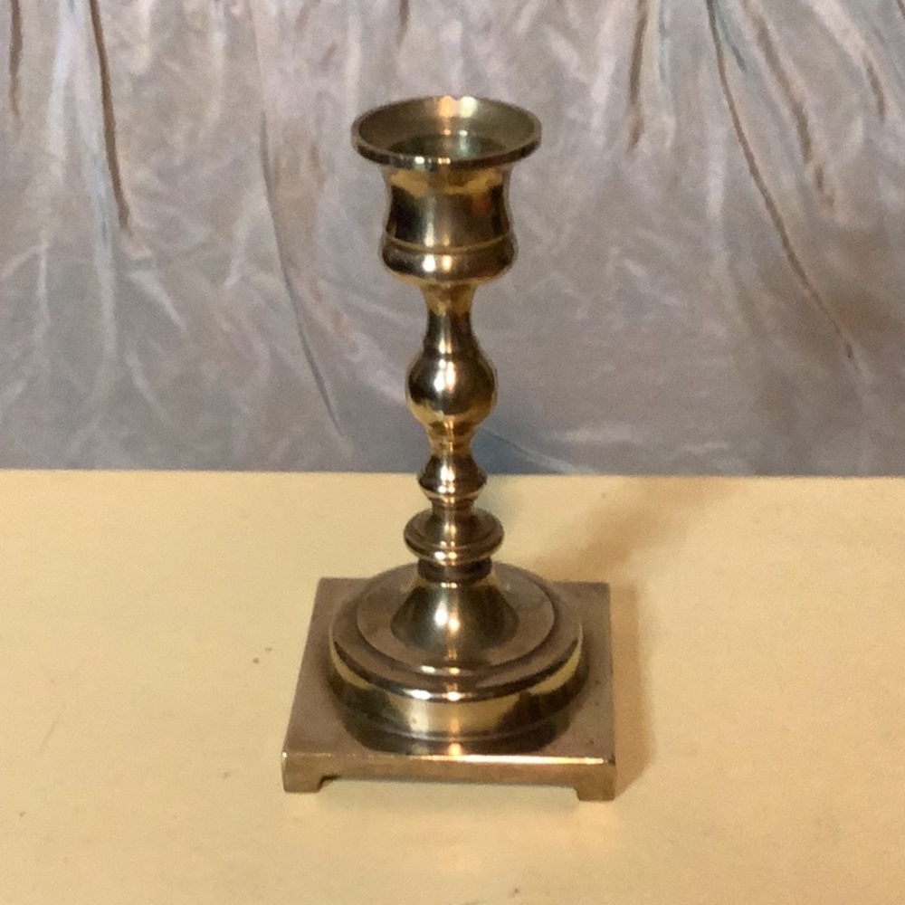 Vintage brass candlestick
